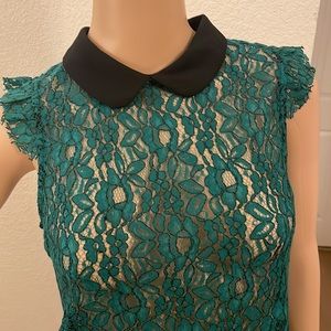 Meraki Lace Peter Pan collar with Key Hole Back Too